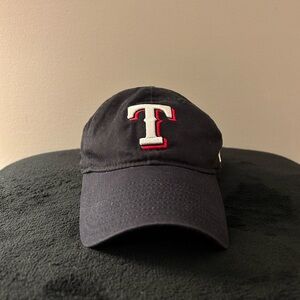 Texas Rangers Womens New Era MLB 9FORTY Adjustable Cap Blue Strapback Hat